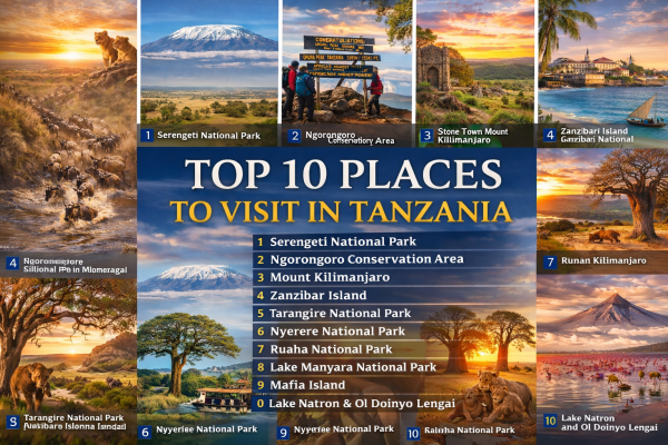 Top Ten Attractions in Tanzania